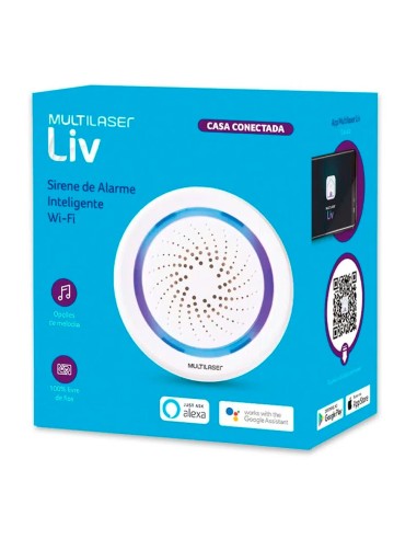 Sirena de alarma inteligente Wi-Fi...