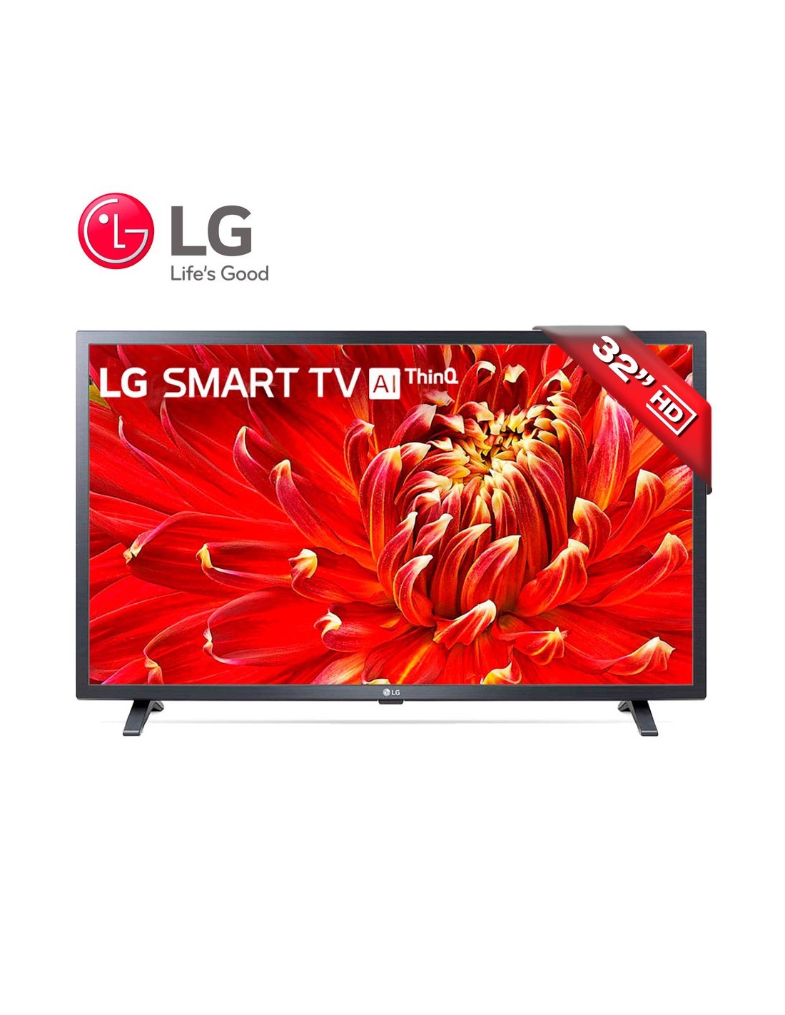 LG HD 32'' LQ630B Smart TV con ThinQ AI (Inteligencia Artificial