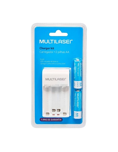 Cargador para 4 baterías recargables...