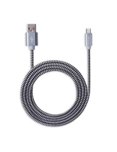 Cable USB tipo C 1,5 m Gris...
