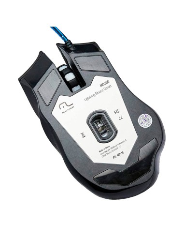 Mouse Gamer MULTILASER negro/LED...