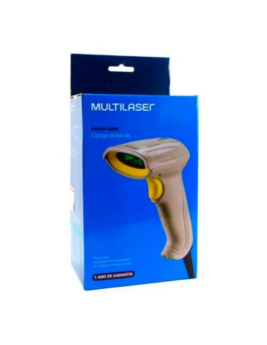 Lector de códigos de barras láser 1D...