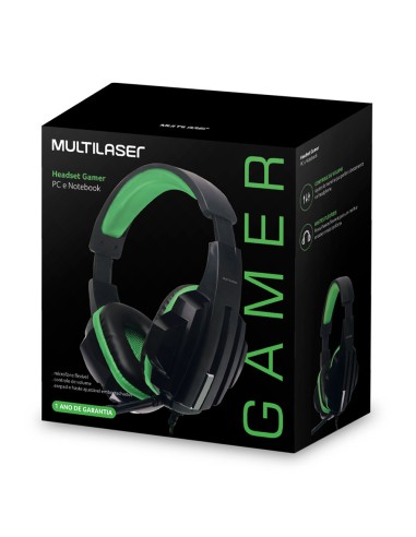 Auricular Gamer P2 MULTILASER (PH123)