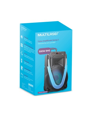 Parlante Bluetooth MULTILASER Sunny...