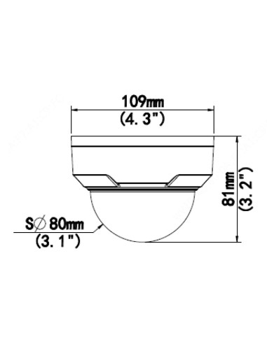 Cámara IP Domo fija Smart IR de 4 MP...