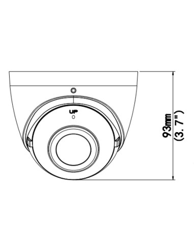 Cámara IP Torreta fija Smart IR de 5...