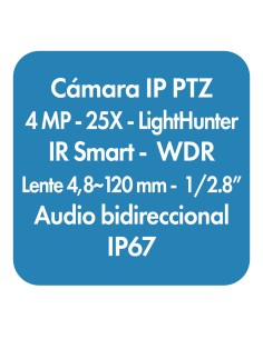 Cámara IP PTZ Domo Smart IR... 2