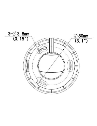 Cámara Analógica Torreta fija IR HD...