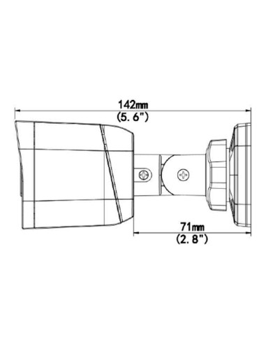 Cámara Analógica Bala fija IR HD de 5...