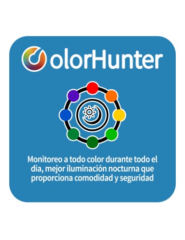 Cámara IP Torreta fija ColorHunter de...