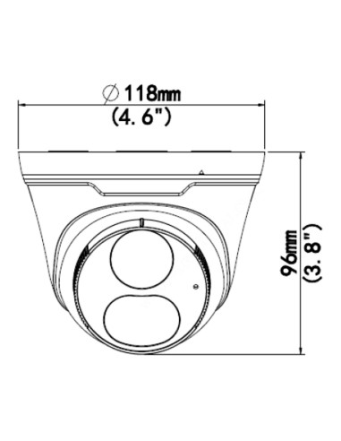 Cámara IP Torreta fija ColorHunter de...