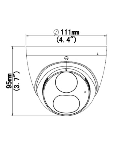 Cámara IP Torreta fija con...