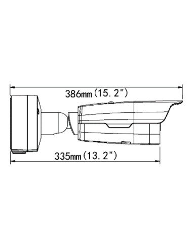 Cámara IP Bala fija ANPR con...