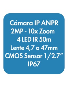 Cámara IP Bala fija ANPR... 2