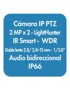 Cámara IP PTZ de doble... 2