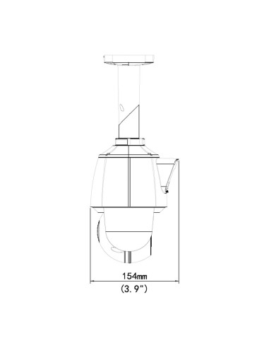 Cámara IP PTZ de doble lente Smart IR...