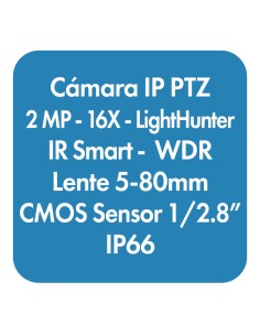 Cámara IP PTZ Domo Smart IR... 2