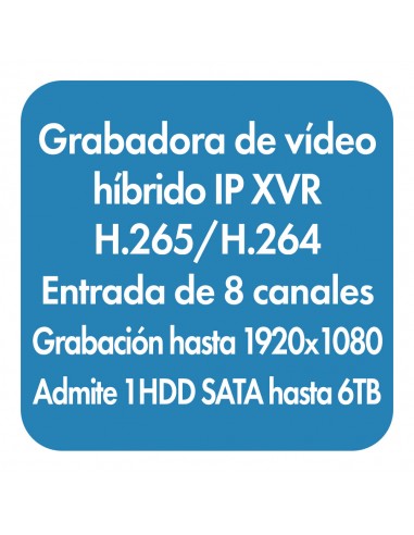 Grabador de vídeo digital híbrido XVR...