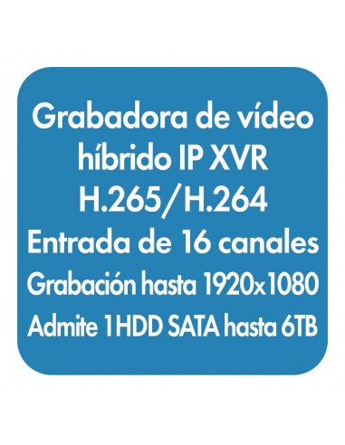 Grabador de vídeo digital híbrido XVR...