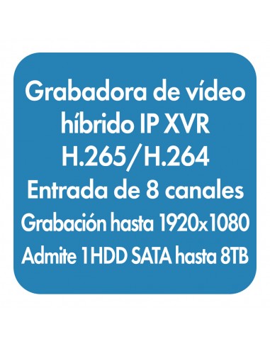 Grabador de vídeo digital híbrido XVR...