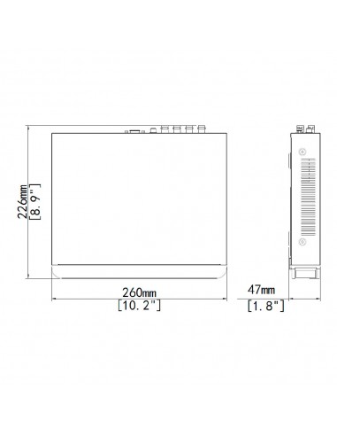 Grabador de vídeo digital híbrido XVR...