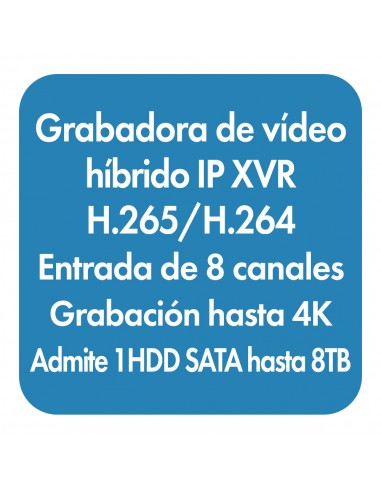 Grabador de vídeo digital híbrido XVR...