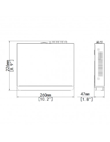 Grabador de vídeo digital híbrido XVR...