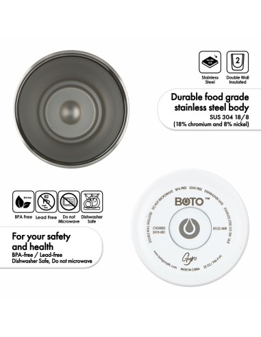 Vaso térmico BOTO Gyro con asa...