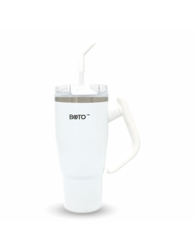BOTO Gyro Tumbler 1,18L: Tazza Termica Da Viaggio In Acciaio Inox Con Manico Girevole 180°