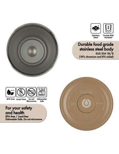 Vaso térmico BOTO Gyro con asa...