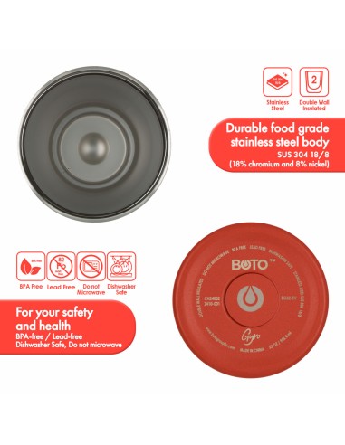 Vaso térmico BOTO Gyro con asa...