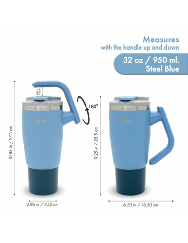 Vaso térmico BOTO Gyro con asa...