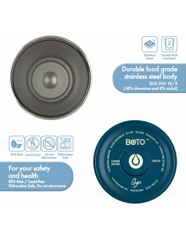 Vaso térmico BOTO Gyro con asa...