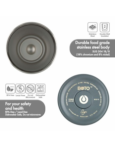 Vaso térmico BOTO Gyro con asa...