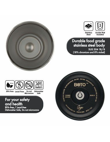 Vaso térmico BOTO Gyro con asa...