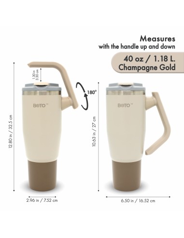 Vaso térmico BOTO Gyro con asa...