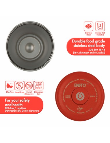 Vaso térmico BOTO Gyro con asa...