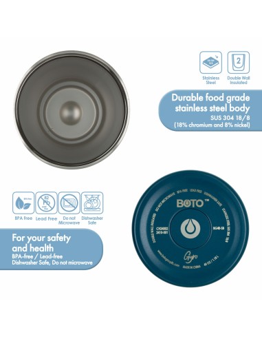 Vaso térmico BOTO Gyro con asa...