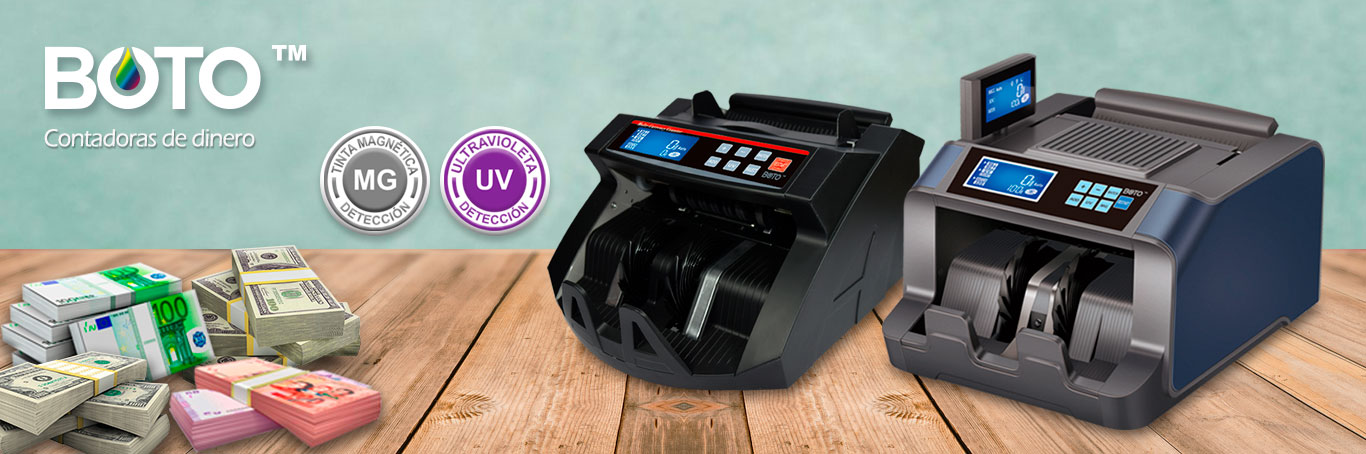 Contadoras de billetes BOTO